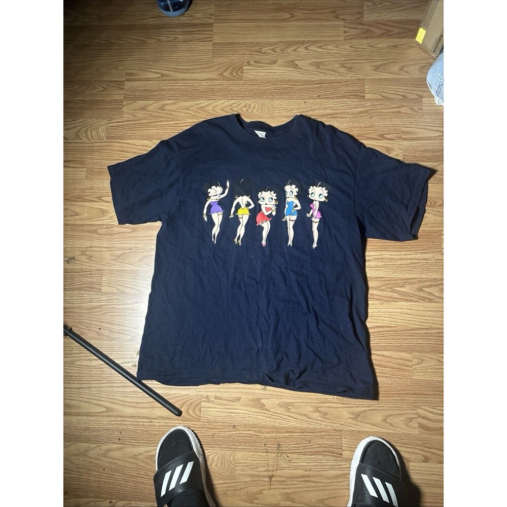 Vintage 1994 Betty Boop Dancing Double-sided Graphics T-shirt XL Streetwear GUC